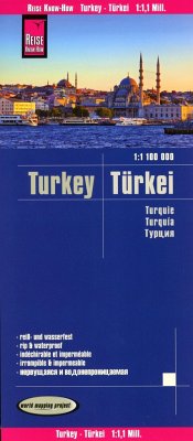 Reise Know-How Landkarte Türkei / Türkiye (1:1.100.000) - Reise Know-How Verlag Peter Rump