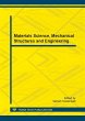 Materials Science, Mechanical... - Bild 1