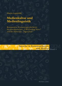 Medienkultur und Medienlinguistik (eBook, PDF) - Luginbuhl, Martin