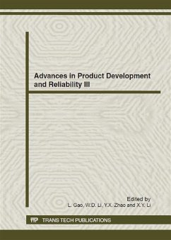 Cover Advances in Product Development and Reliability III (eBook, PDF)