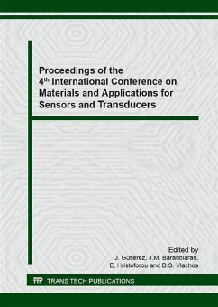 Cover Proceedings of the 4th International Conference on Materials and Applications for Sensors and Transducers (eBook, PDF)