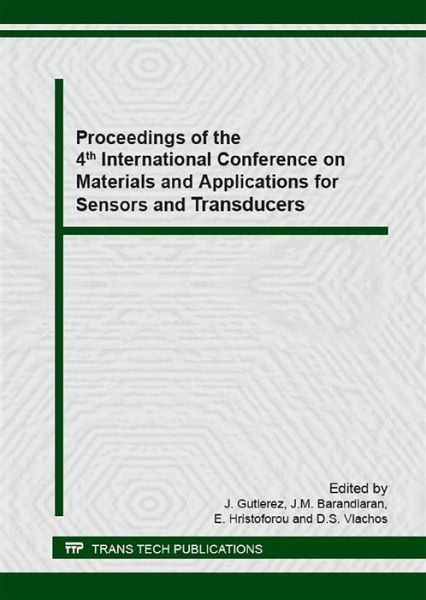 Proceedings of the 4th International Conference on Materials and Applications for Sensors and Transducers (eBook, PDF)
