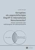 Korruption: ein ungerechtfertigter Eingriff in internationale Menschenrechte? (eBook, ePUB)