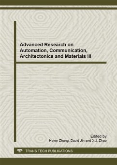 Cover Advanced Research on Automation, Communication, Architectonics and Materials III (eBook, PDF)