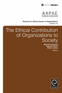 Cover Ethical Contribution of Organizations to Society (eBook, ePUB)