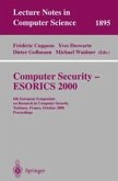 Computer Security - ESORICS 2000 (eBook, PDF)