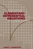 Elementary Differential Equations with Linear Algebra (eBook, PDF)