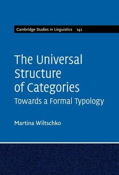 Universal Structure of Categories (eBook, ePUB) - Wiltschko, Martina