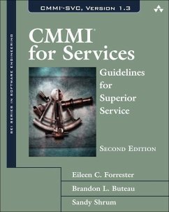 CMMI for Services (eBook, ePUB) - Forrester, Eileen; Buteau, Brandon; Shrum, Sandra