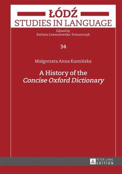 History of the Concise Oxford Dictionary (eBook, PDF) - Kaminska, Malgorzata