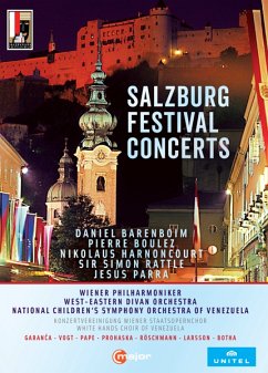 Salzburg Festival Concerts DVD-Box - Barenboim/Harnoncourt/Rattle/Boulez