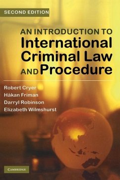 Introduction to International Criminal Law and Procedure (eBook, ePUB) - Cryer, Robert