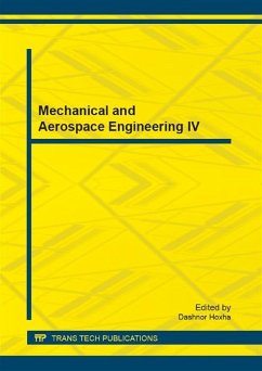 Cover Mechanical and Aerospace Engineering IV (eBook, PDF)