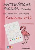 Matemáticas fáciles 12, Educación Primaria