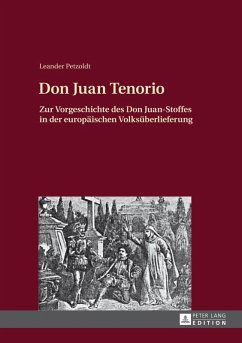 Don Juan Tenorio (eBook, PDF) - Petzoldt, Leander