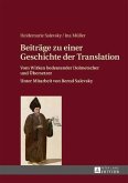 Beitraege zu einer Geschichte der Translation (eBook, PDF)