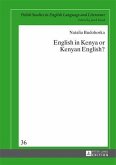 English in Kenya or Kenyan English? (eBook, PDF)