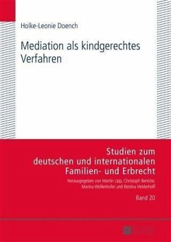 Mediation als kindgerechtes Verfahren (eBook, PDF) - Doench, Holke-Leonie