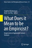 What Does it Mean to be an Empiricist? (eBook, PDF)