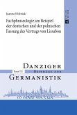 Fachphraseologie am Beispiel der deutschen und der polnischen Fassung des Vertrags von Lissabon (eBook, ePUB)