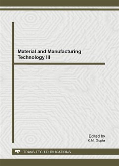 Cover Material and Manufacturing Technology III (eBook, PDF)