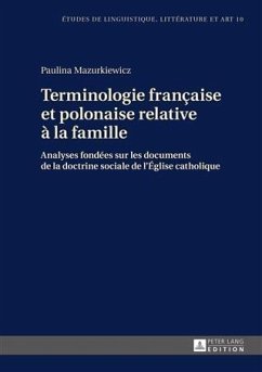 Terminologie francaise et polonaise relative a la famille (eBook, PDF) - Mazurkiewicz, Paulina