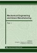 Mechanical Engineering and Green... - Bild 1