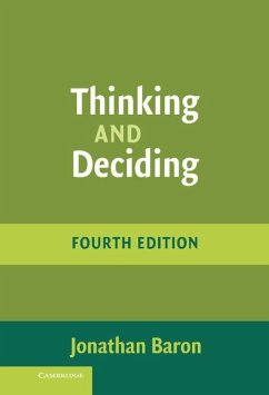 Thinking and Deciding (eBook, ePUB) - Baron, Jonathan