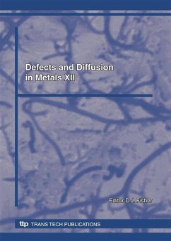 Cover Defects and Diffusion in Metals XII (eBook, PDF)