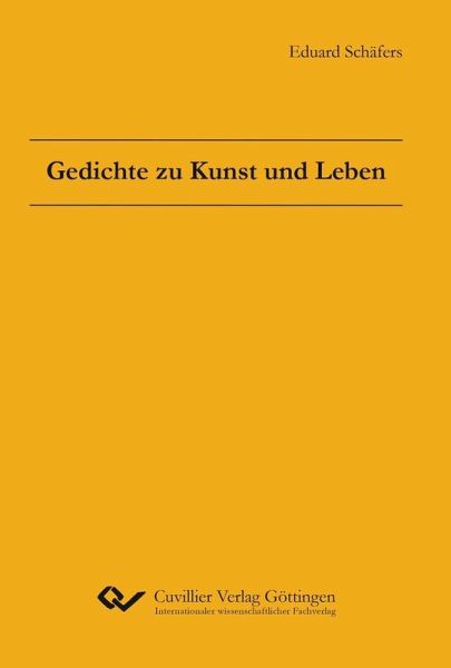 Gedichte zu Kunst und Leben (eBook, PDF)