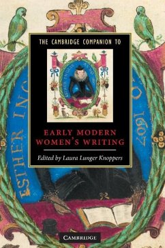 Cambridge Companion to Early Modern Women's Writing (eBook, ePUB)