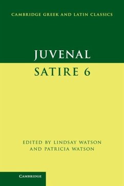 Juvenal: Satire 6 (eBook, ePUB) - Juvenal