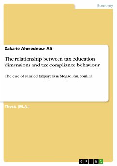 The relationship between tax education dimensions and tax compliance behaviour (eBook, PDF)