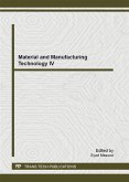 Material and Manufacturing Technology IV (eBook, PDF)