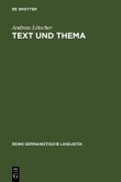 Text und Thema (eBook, PDF)
