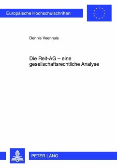Die Reit-AG - eine gesellschaftsrechtliche Analyse (eBook, PDF) - Veenhuis, Dennis