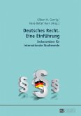 Deutsches Recht. Eine Einfuehrung (eBook, ePUB)