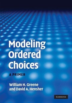 Modeling Ordered Choices (eBook, ePUB) - Greene, William H.