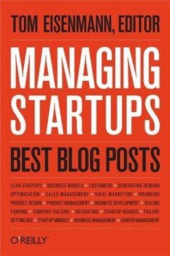 Managing Startups: Best Blog Posts (eBook, PDF) - Eisenmann, Thomas