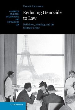 Reducing Genocide to Law (eBook, ePUB) - Akhavan, Payam