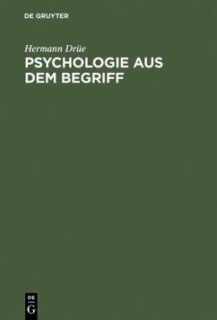 Cover Psychologie aus dem Begriff (eBook, PDF)