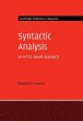 Syntactic Analysis (eBook, ePUB) - Bild 1