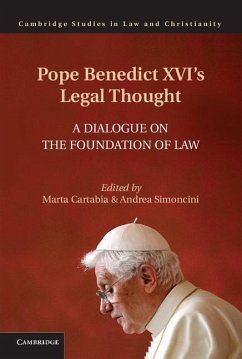 Pope Benedict XVI's Legal Thought (eBook, ePUB)