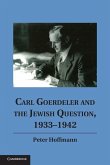 Carl Goerdeler and the Jewish Question, 1933-1942 (eBook, ePUB)
