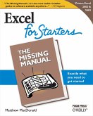 Excel 2003 for Starters: The Missing Manual (eBook, ePUB)
