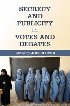 Cover Secrecy and Publicity in Votes and Debates (eBook, ePUB)