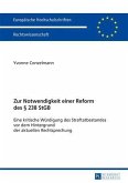 Zur Notwendigkeit einer Reform des 238 StGB (eBook, PDF)