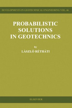 Cover Probabilistic Solutions in Geotechnics (eBook, PDF)
