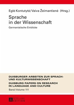 Sprache in der Wissenschaft (eBook, ePUB)