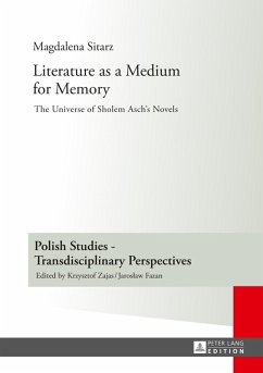 Literature as a Medium for Memory (eBook, PDF) - Sitarz, Magdalena